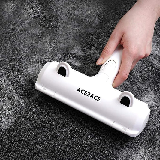 ACE2ACE Pet Hair Removal Tool, Reusable Lint Roller for Pet Hair, Self Clean Cat Hair Remover with Dust Bin, Dog Hair Remover for Couch, Furniture, Carpet, Sofa and Bedding