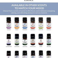 Essence Pearl Travel Case - Wearable Aromatherapy Kit with Nasal Diffuser Rings, Soaking Bay, and 5mL Essential Oil – Portable Wellness Gift Set for On?The?Go Self Care