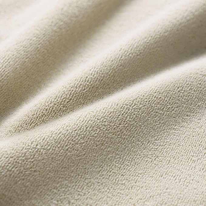 Brooklinen Super-Plush Turkish Cotton Bath Towels - Set of 4 - Cotton, 820 GSM, Highly Absorbent, Machine Washable, Perfect for Home & Bathroom (30" x 58", Stone)