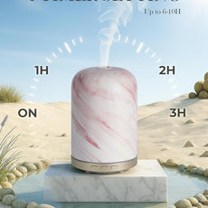 Essential Oil Diffuser – 2.4MHz Ultrasonic Aromatherapy Diffuser, Health Night Light, Timer & Auto Shut-Off, BPA-Free, 120ml Oil Diffuser for Home, Office, Spa, Yoga, Hotel