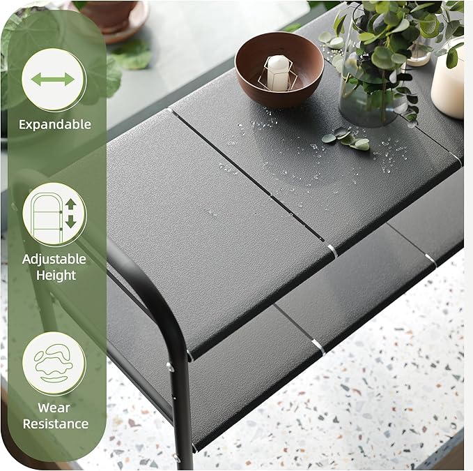 NETEL Under Sink Organizers and Storage, 2 Tier Expandable Under Cabinet Organizer Shelf with 8 Removable Panels,under sink shelf bathroom,Adjustable Shelf for Cupboard