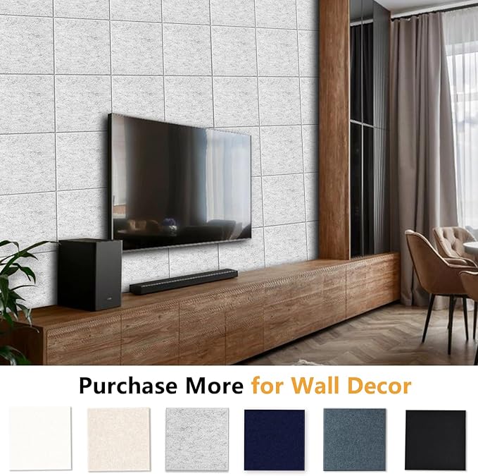 Thick Cork Board Tiles for Wall with Push Pins, 36"x24"x0.47" Bulletin Board Sets, Self-Adhesive Pin Board | Magrowill 6 Packs Felt Panels for Office Home Classroom Dorm