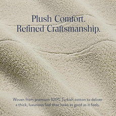 Brooklinen Super-Plush Bath Sheet and Hand Towel Set - 2 Bath Sheets 2 Hand Towels - Cotton, Highly Absorbent (Stone)