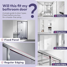 SWTYMIKI Over the Door Shower Caddy - 4 Tier Adjustable Shower Organizer Hanging with Soap Holder, No Drilling Stainless Steel Bathroom Rack Hanging for Body Wash, Shampoo, Soap, Razor, Black