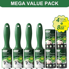 Fedicelly Lint Rollers Pet Hair Extra Sticky Clothes,Cat Dog Hair Remover Laundry Furniture Carpet,Total 800 Sheets Lint Remover Brush for Couch