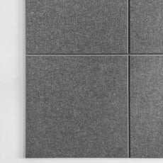 Felt Wall Tiles | Large Cork Board Alternative | Aesthetic Felt Bulletin Board for Office, Home & Classroom | Large Cork Boards for Walls Pinboard (12-Pack) | Gray