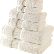 BAGNO MILANO Turkish Towels Luxury Hotel-Spa Towel Set, Non-GMO 100% Turkish Cotton | Ultra Soft Plush Absorbent Towels (Cream, 2 Pcs Bath Towel Set)