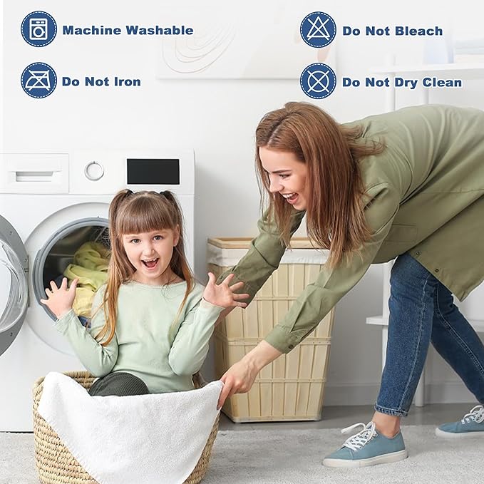 GRT Short Queen Mattress Pad, 100% Waterproof Breathable RV Short Queen Mattress Topper, Noiseless Hollow Cotton Mattress Protector, Fitted 8"-26" Deep, Dust Proof (60×75)