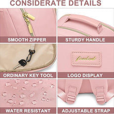 Laptop Backpack for Women Bookbag: 15.6 inch Work School Backpacks with Pouch Pocket for Large Capacity Cup & USB Charger College Book Bag Travel Business Nurse Teacher Bookbags Anti-theft Back Pack