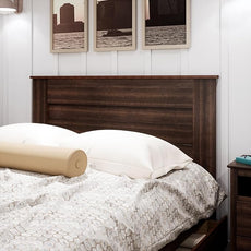 Prepac Stylish Flat Wood Panel Headboard for Queen Size Beds, Simplistic Wooden Queen Headboard 2.25