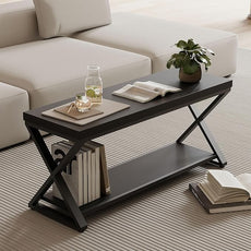 IBF Black Bench for Entryway, Black Modern Wood Bench for Bedroom Hallway Foyer, Farmhouse Entry Way Home Organizer Shoe Bench Seat with Storage Rack Indoor Under Window, 39 Inch Long