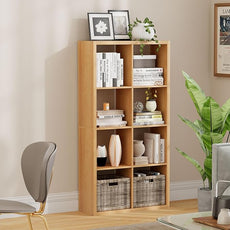 8 Cube Storage Organizer, Cube Shelf with Heavy-Duty Thick Boards, 25.12