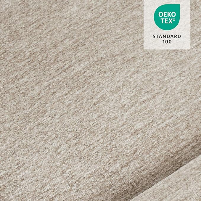 MCombo Oversized Power Lift Recliner Chair with Extended Footrest, Extra Wide 27.2" for Big and Tall Elderly People, Fabric R7289 (Oatmeal, Medium-Oversize)