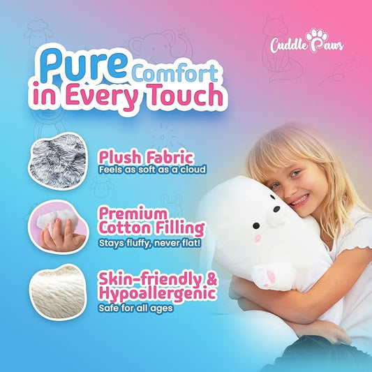 Big Bunny Plush Body Pillow for Kids | Long Stuffed Animal Cuddle Pillow | Soft Hugging Toy | Plushie Gift for Girls & Boys | Long Plush Body Pillow for Sleep & Comfort | Large, 47 Inches