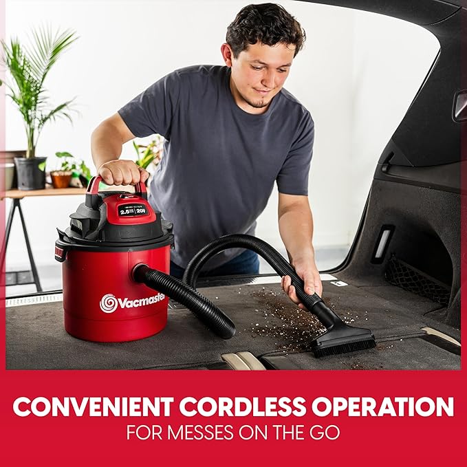Vacmaster 2.5-Gallon 20V Cordless Wet/Dry Vac - DVOM202P 1101