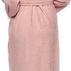 Arus Women's Hooded Classic Bathrobe Turkish Cotton Robe with Full Length Options