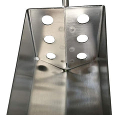 V-Shaped Deep Fryer Strainer Scoop – Frying, Scooper, Skimmer Spoon - Heat Resistant to 750F - Oil & Food Crumbs Strainer for Diner, Restaurant & Hotel by FryOilSaver Co.