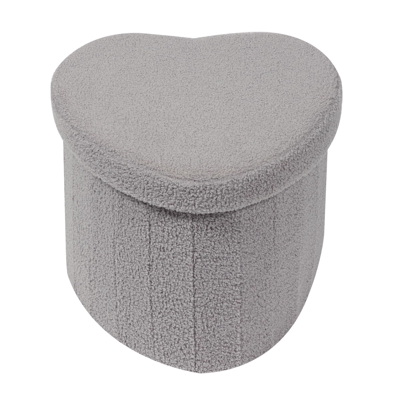 B FSOBEIIALEO Storage Ottoman Cube, Flowers Shaped Ottomans with Storage Foot Stool Footrest for Lving Room, Boucle Ottoman Seat for Dorm Room,Faux Teddy Fur,White 12.6"x12.6"x12.6" Dormly