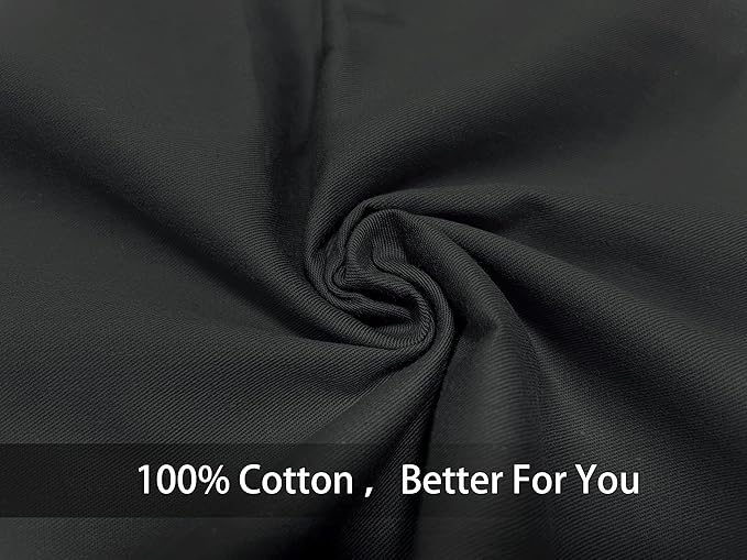 iMaylex Soft 100% Egyptian Cotton Zipper Pillow Case, Cozy and Lightweight Pillowcase, Easy Care, Dark Grey, Body, 20'' x 48''