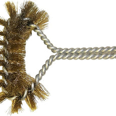 Deep Fryer Basket Cleaning Brush – High-Temp Commercial Kitchen Tool - Heavy Duty Brass Bristles - Heat Resistant to 750F for Food Debris - Deep Fryer Cleaner - Made in USA by FryOilSaver Co. B51C