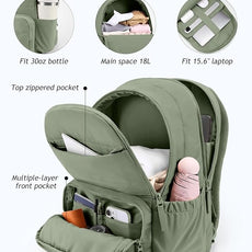 Travel Backpack for Women, 15.6 Inch College Laptop Backpack, Water Resistant Work Backpacks, Cute Quilted Bookbag