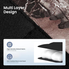 PHI VILLA XXL Oversized Padded Zero Gravity Chair, Foldable Patio Recliner, 30