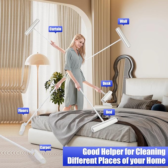 COBETE Large Extra Sticky Lint Roller Refills Pack of 5, 450 Sheets Replacement for Cobete Brand Large Lint Rollers