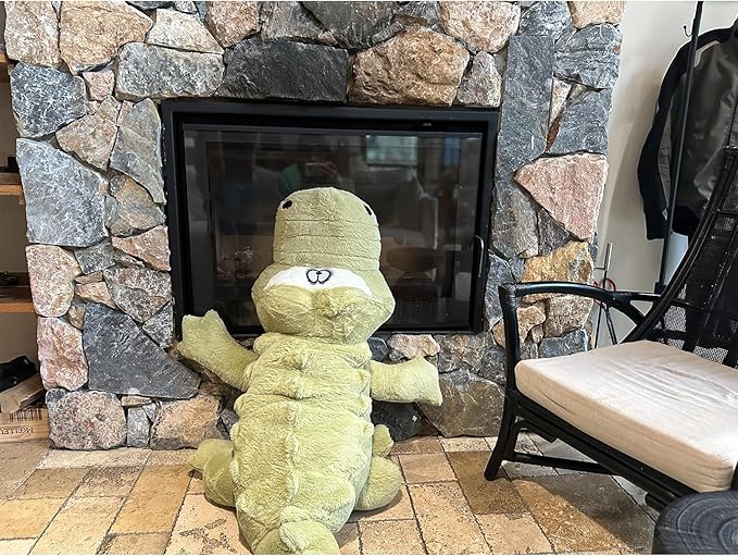Hofun4U Alligator Plush Pillow, 67 inch Alligator Stuffed Animal, Home Decoration Christmas Valentine’s Birthday Gift for Boys Girls Adults Kids (Green)