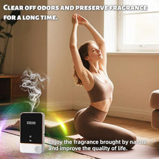 Waterless Essential Oil Diffuser for Home & Office Cordless Battery Operated Aroma Diffuser with 7 Mist Levels, Ultrasonic Air Freshener for Large Rooms Bedroom (6Piece Essential Oil Set)