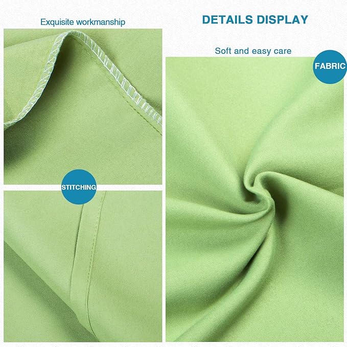 FLXXIE Body Pillow Cover - Super Soft Microfiber 20x54 Body Pillow Case - Envelope Closure, Wrinkle, Stain Resistant Sage Green Body Pillowcase, 20x54, Sage Green