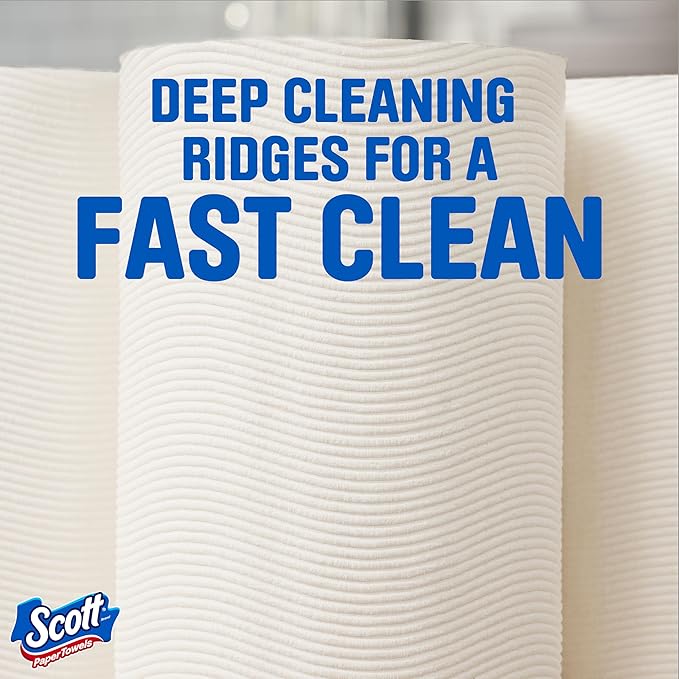 Scott Paper Towels, Choose-A-Sheet, 30 Double Rolls (2 Packs of 15) = 60 Regular Rolls (100 Sheets Per Roll)