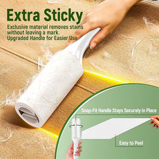 Lint Roller Refills Only, 600 Sheets Lint Rollers with Tough Paper, Ideal for Dog and Cat Hair Removal, Lint Rollers Mega Value Set for Clothes, Carpet & Dust Cleaning