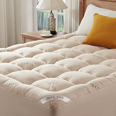 BEDLORE King Mattress Topper Viscose Derived from Bamboo, Thick Pillow Top Mattress Pad with Stretchable Pockets for 6