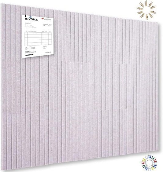 Large Cork Board Alternative-12 Pcs Self-Adhesive Felt Bulletin Board Tiles, Felt Pin Board Cork Board Tiles for Home Office Wall Decor, Tack Board 47"x35" (Camel Brown