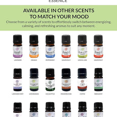 Essence Pearl Travel Case - Wearable Aromatherapy Kit with Nasal Diffuser Rings, Soaking Bay, and 5mL Essential Oil – Portable Wellness Gift Set for On?The?Go Self Care