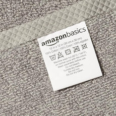 Amazon basics cotton washcloths, Lightweight quick-dry, 12