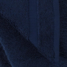 Towel Bazaar Premium Cotton Super Soft and Absorbent Turkish Towels (4-Piece Bath Towels, Navy Blue)