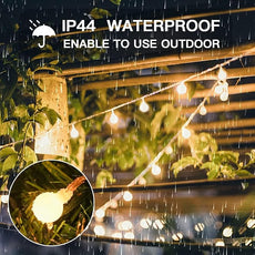 suddus Globe String Lights Bedroom, 50 Led Fairy Lights Plug in, Indoor String Lights for Classroom, Christmas, Backyard, Patio, Garden, Party, Bedroom, Living Room,Wall, Warm White