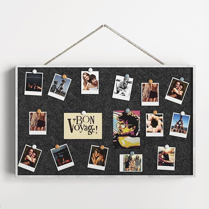 Large Cork Board Tiles for Wall with Push Pins, 36" x 24" Bulletin Board Sets, Self-Adhesive Pin Board | Magrowill 6 Packs Felt Panels for Office Home Classroom Dorm Interior Wall Decor