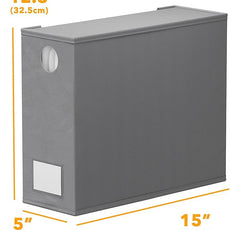 SpaceAid 9 Pack Bed Sheet Organizers and Storage, Foldable Sheet Organizer with Window for Linen Closet, Set Folder Keeper for Queen & King Size Bedding Storage (Gray)