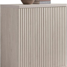 SICOTAS Buffet Cabinet with Storage Accent Sideboard Modern Credenza with Doors & Shelves Fluted Media Console Mid Century Coffee Bar Table for Living Room Kitchen Dining Room Hallway