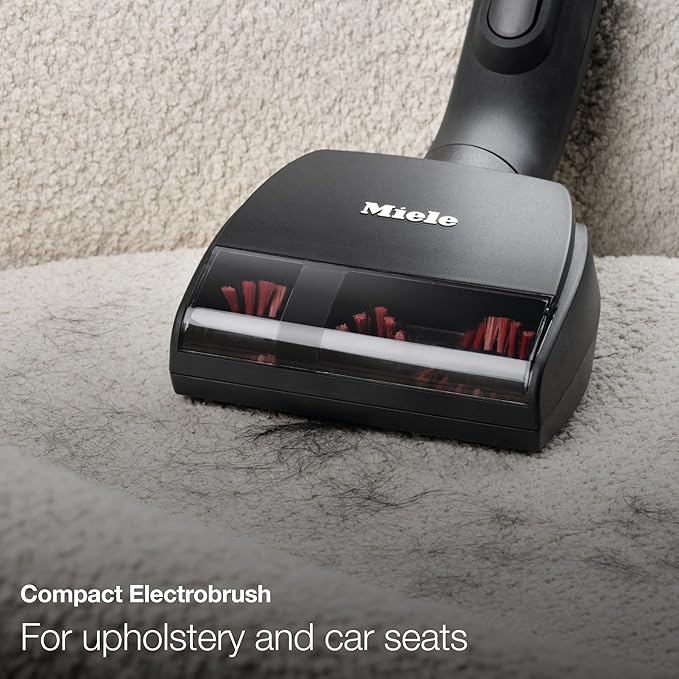 Miele Triflex HX2 Cat & Dog Cordless Stick Vacuum Cleaner, 60 min runtime, Obsidian Black / Rose Gold