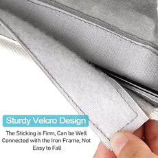 Loghot Bedside Caddy/Bedside Storage Bag Hanging Organizer for Bunk and Hospital Beds,Dorm Rooms Bed Rails,Can be Placed Glasses,Books,Mobile Phones,Keys (Grey)