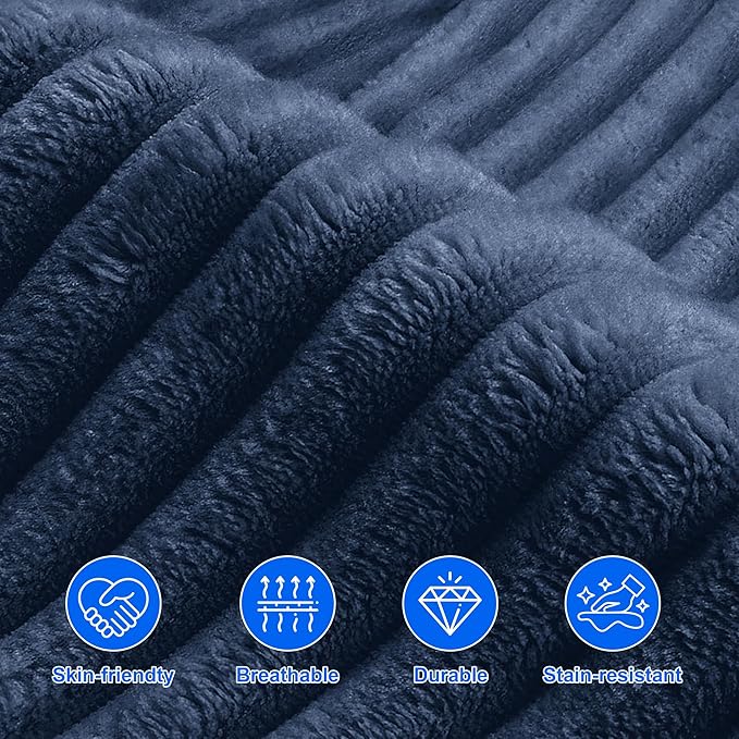 105''Sectional Cloud Couch with L Shaped Chaise,Modern Modular Sectional Sofa,Comfy Sectional Couches for Living Room,Bedroom,Apartment (Blue, 105''W Right Facing Chaise)