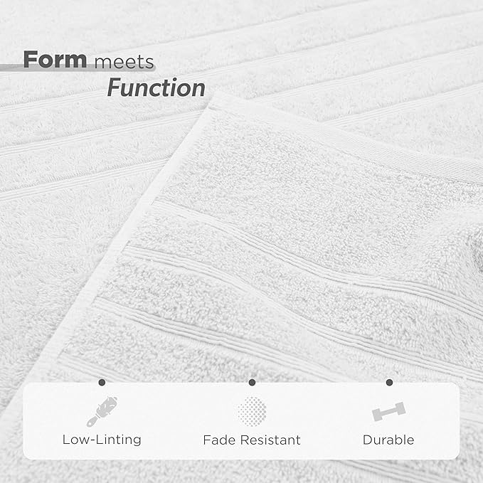 Martex 2-Pack Ultimate Performance Bath Sheet Set – 100% Cotton – 33” x 65” – Extra Large Bath Towels – Versatile – Low-Linting – Supersoft Bathroom Set – Super Absorbent – Easy Care – White