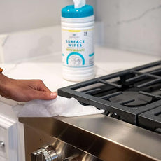 1 Pack Surface Cleaning Wipes with Bleach, All-Purpose Cleaner for Bathroom, Kitchen, Office, 75 Count Canister, 7.5