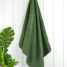 Cotton Paradise 4 Piece Turkish Bath Towels for Bathroom, Extra Large Soft Plush Towels Bathroom Set, Sage Green
