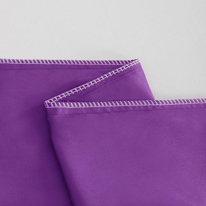 NTBAY Toddler Pillow Cases Set of 2, 2 Pack Brushed Microfiber 14x20 Pillow Cases, Soft, Wrinkle, Fade, Stain Resistant Purple Pillow Cases with Envelope Closure, 14x20 Inches, Purple