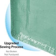 12 Pack Heavy Duty Large Moving Bags W/Backpack Straps - Strong Handles & Zippers, Storage Totes For Space Saving, Fold Flat, Alternative to Moving Box and Storage Bin, Teal