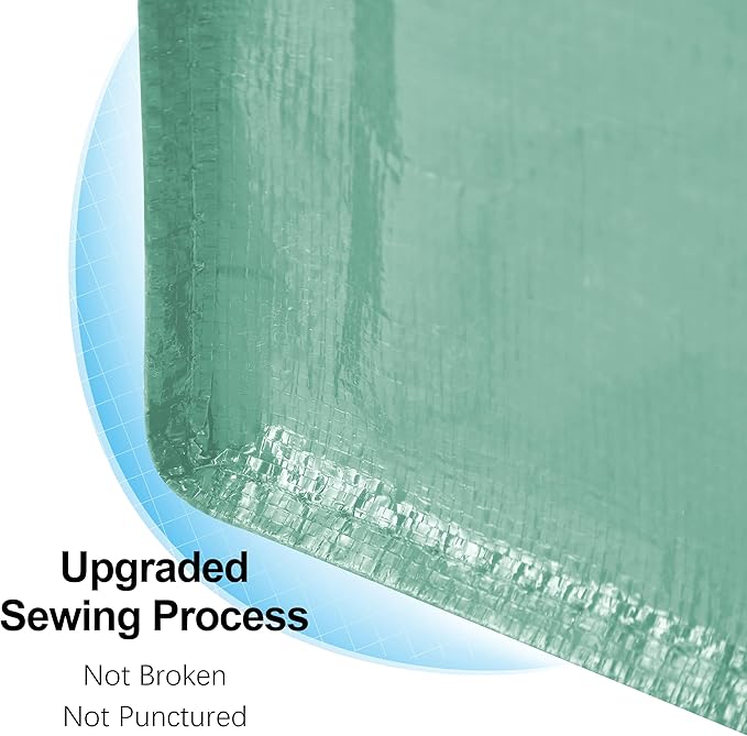 6 Pack Heavy Duty Extra Large Moving Bags W/Backpack Straps - Strong Handles & Zippers, Storage Totes For Space Saving, Fold Flat, Alternative to Box and Bin (40 gal, Teal)